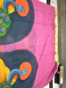 Multi Colour Sari With Attractive Cool Graphics