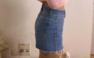 Trendy High waisted Jean Shorts