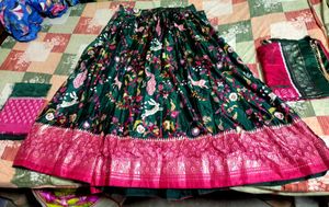 Unstitched lhehga choli