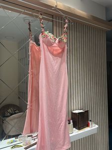 Pink maxi dress