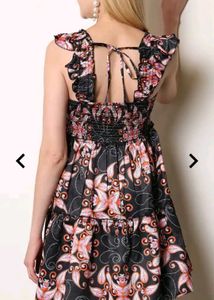 Paisley Print Tiered Dress 👗