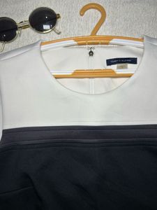 Tommy Hilfigar Black And White Dress