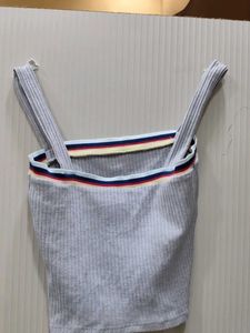 Ribbed Crop Tank Top