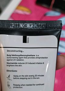 Deconstruct Sunscreen