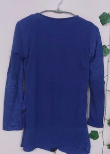 Navy Blue Top For Girls