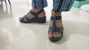 Box Heel Wedges