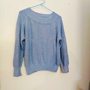 Light Blue Knit Sweater
