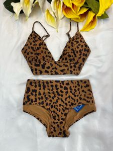 Leopard Print Bikini Set