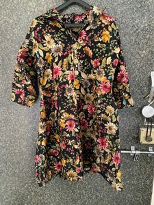 Floral Print Shirt kurta pant