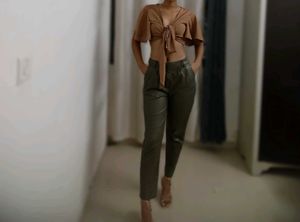 Faux Leather Pants