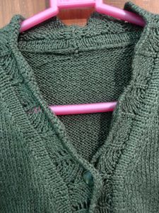 Handmade Green Cardigan