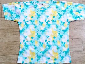 Tie-Dye Print T-Shirt With Joggers