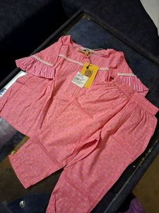 Cute Pink Girls Clothing Set 2 To 3 Years