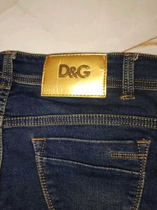 Dark Blue Denim Jeans