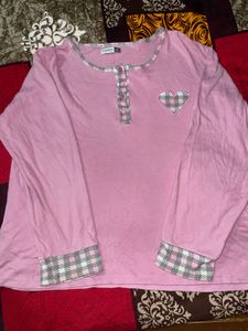 Pink Long Sleeve Top - XL