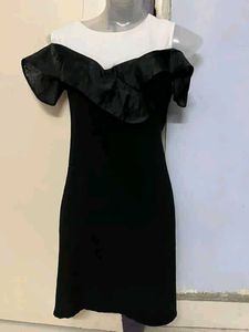 Pinterest Chic Black & White Dress