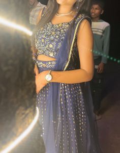 Elegant Blue Lehenga Choli