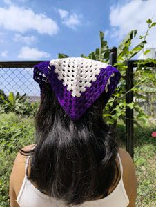 Crochet Granny Square Bandana