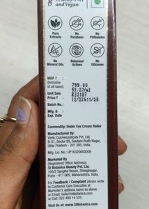 St. Botanica Under Eye Cream Roller