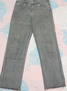 Gray Denim Jeans