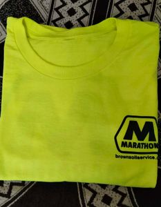 Neon Yellow Marathon T-Shirt