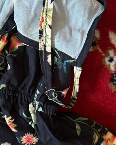 Urbanic Floral Short Jumpsuit
