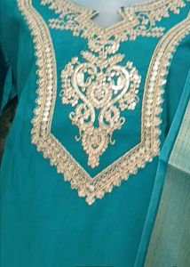 Beautiful 44 Bust Partywear Dress Set
