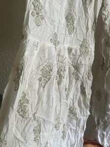 No Flaws- Brand New White Palazo SHARARA