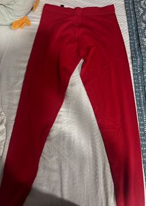 Red Casual Pants