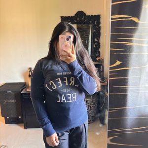 Preppy Sweatshirt with rustic color effect