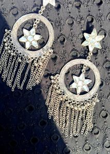 Star Drop Earrings