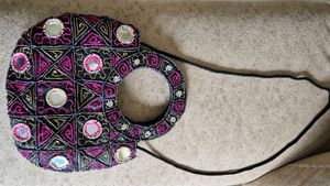 Beautiful Mirror Work Bag