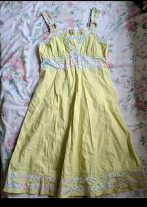 Cottagecore Green Dress