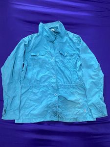 Aqua Blue Casual Jacket