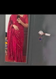 Beutiful Red Saree