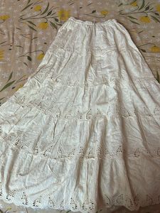 White Long Skirt
