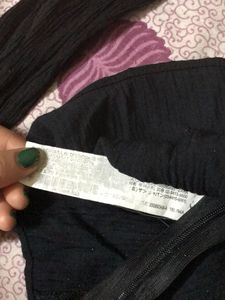 Black Lace Detail Top