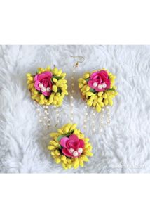Haldi Jewellery For Bride