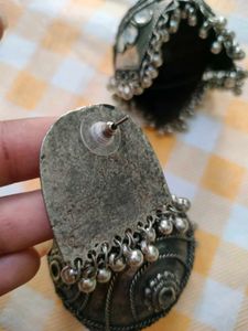 Oxidised Big Earrings Jewellery