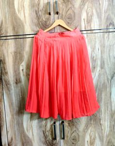 Rust Colour Skirt Size-28-30