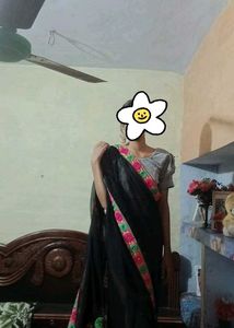 Beautiful Black Sare With Blouse