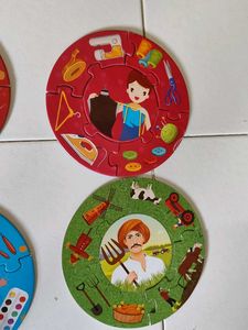 12 In 1 Round Puzzle Community Helpers (No Return)