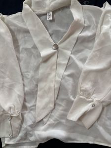 White formal wear shirt
