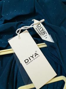 Elegant Blue Sparkle Dress