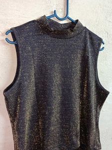 Ladies Partywear Crop Top Sleeveless
