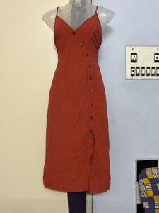 SHEIN BRANDED Casual Button-Down Midi Dress