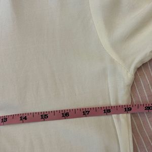 Cream Tunic Top