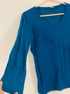 Blue Long Sleeve T-Shirt