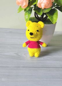 Pooh bear amigurumi toy crochet