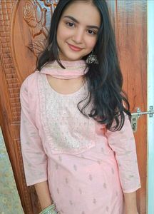 Baby pink kurta set🌺